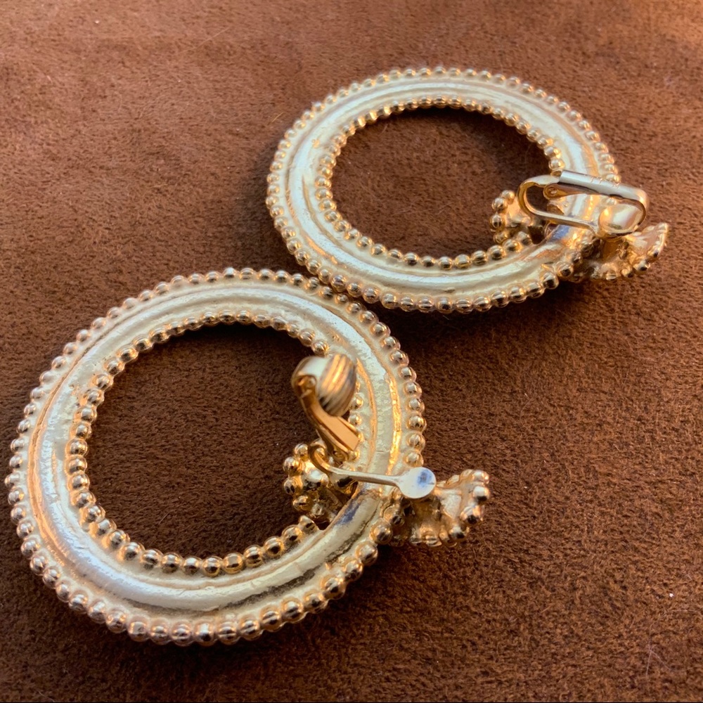 “Kenneth Jay Lane” Rhinestone Statement Earrings - image 2